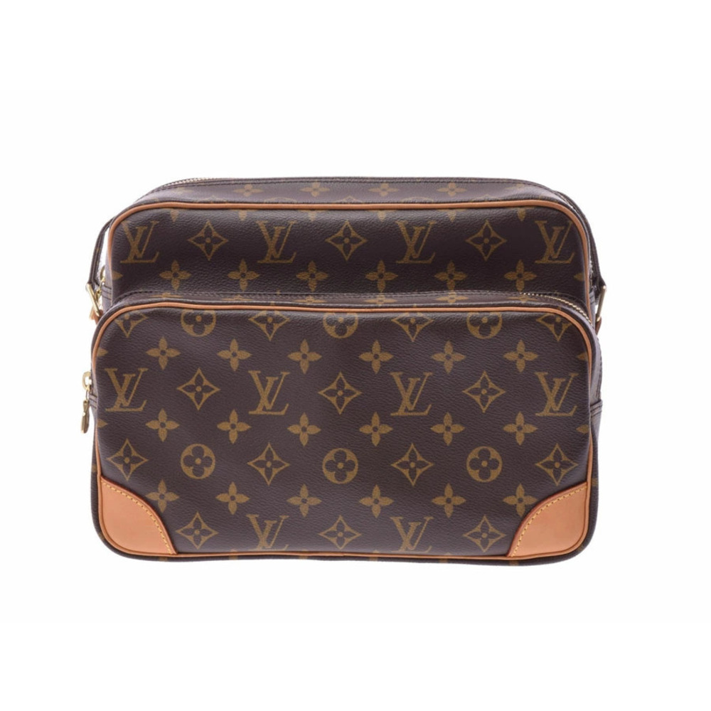 Louis Vuitton Monogram Nile Brown Leather Shoulder Bag